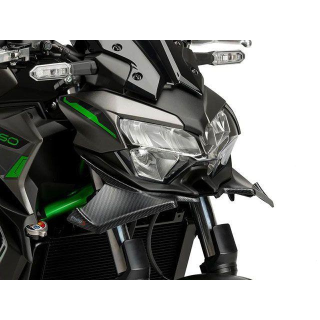 プーチ Z650 フロントダウンフォースネイキッドスポイラー（カーボンプリント） Puig