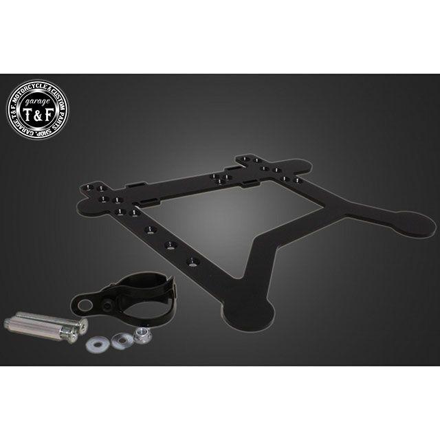 ガレージT&F スティード400 カスタムフェンダー用サドルバック＆ポータブルガソリン缶SET（ブラック） T&F_1