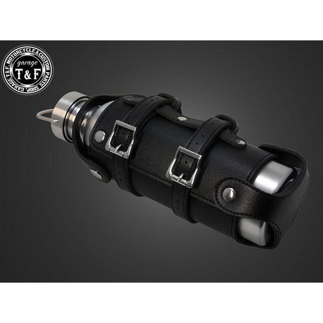 ガレージT&F スティード400 カスタムフェンダー用サドルバック＆ポータブルガソリン缶SET（ブラック） T&F_2