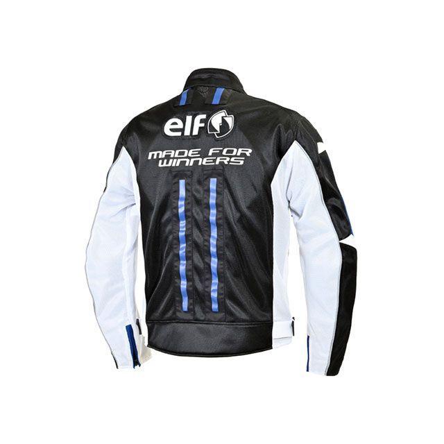 エルフ ライディングウェア 2026春夏モデル EJ-S123 キアロジャケット（ブラック/ブルー） サイズ 4L elf riding wear
