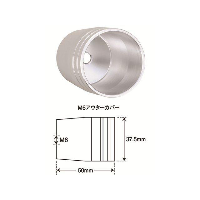 ポッシュフェイス ウルトラヘビーバーエンド カワサキ純正ハンドル用M6凸タイプ（ブラッククローム） POSH Faith_1