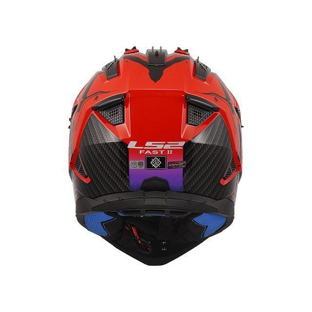 LS2 HELMETS エルエスツーヘルメット FAST II（ウォッシュグロスレッド