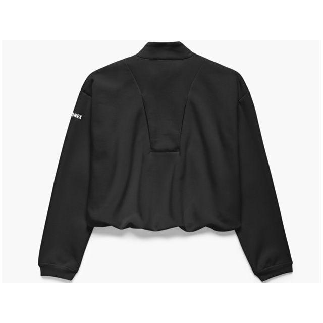 ヨネックス 57116 ウィメンズニットウォームアップシャツ（ブラック） サイズ L YONEX_1