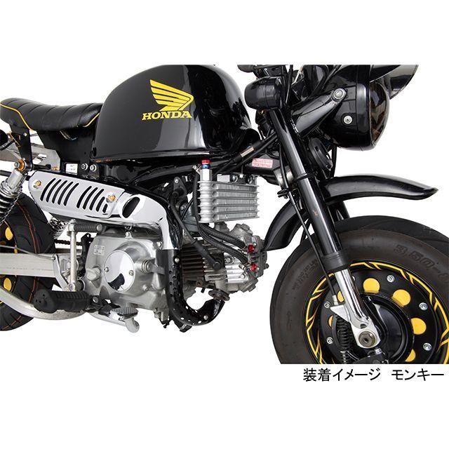 キタコ モンキー/ゴリラ/モンキーバハ ニュースーパーオイルクーラーキット 右側シリンダーヘッド取り出し用（5段コア） KITACO_2