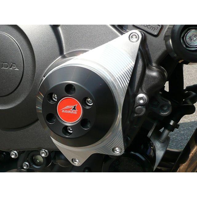 ブランド登録なし - アグラス CB1000R レーシングスライダー 4点SET 50φ 入れものC 色合い ジュラコン/白いこと 印字機 ロゴタイプ有 AGRAS