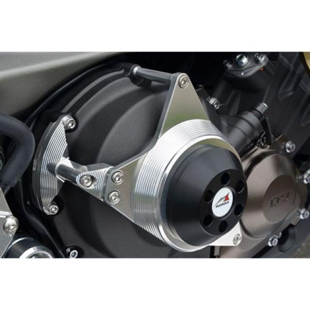 アグラス MT-09 レーシングスライダー 4点セット エンジンハンガーφ50 カラー ジュラコン/ブラック タイプ ロゴ有 AGRAS_1