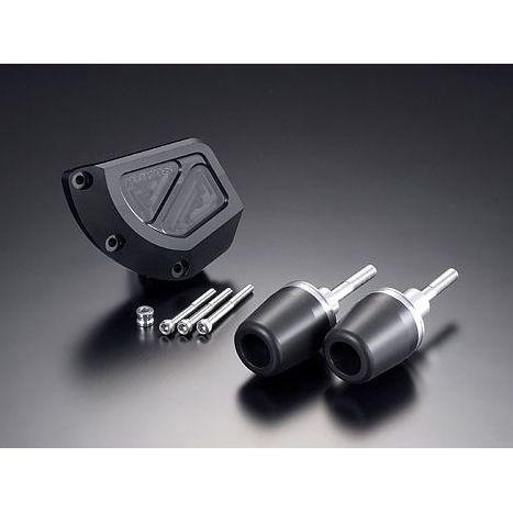 アグラス GSX-R1000 レーシングスライダー 3点SET B カラー ジュラコン/ホワイト タイプ ロゴ有 AGRAS_1