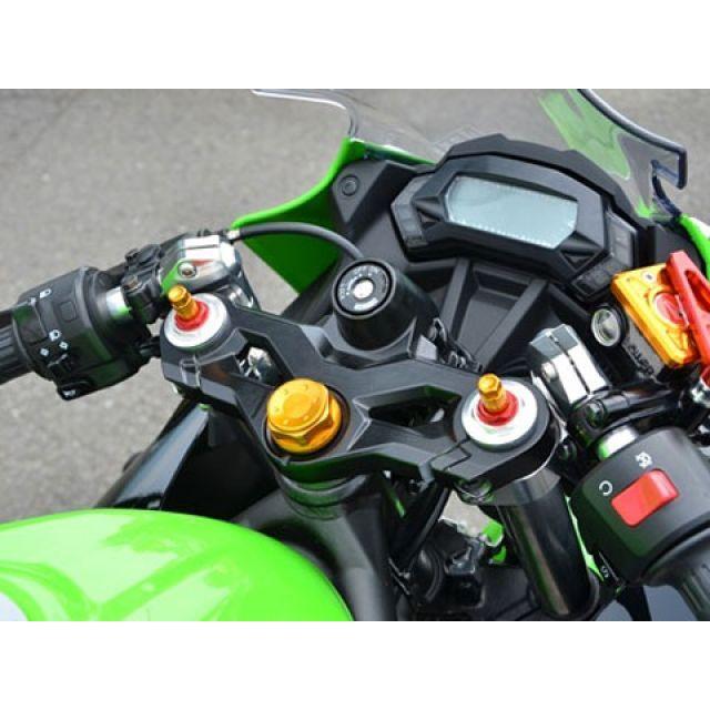 アグラス Ninja250SL ハンドルセット（イニシャルアジャスター有） カラー レッド AGRASの画像