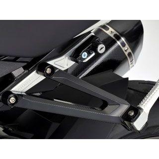 アグラス S1000RR ヘルメットホルダー アルミステー シルバー ヘルメットロック ブラック AGRAS_1