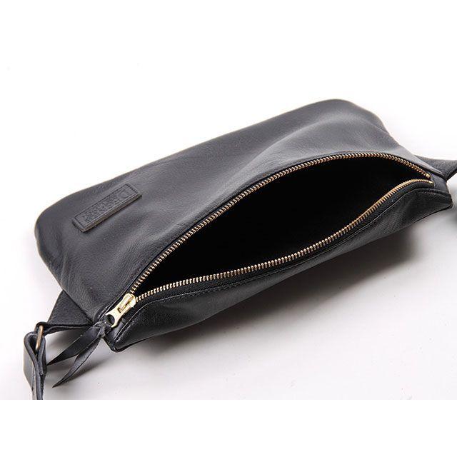 DEGNER（デグナー） W-86 レザーボディバッグ カラー ブラック