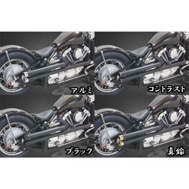 ガレージT\u0026F ドラッグスター400 ドラッグスター400クラシック ショットガンマフラー L-2 マフラー ブラック タイプ エンド付き（ブラック…の画像