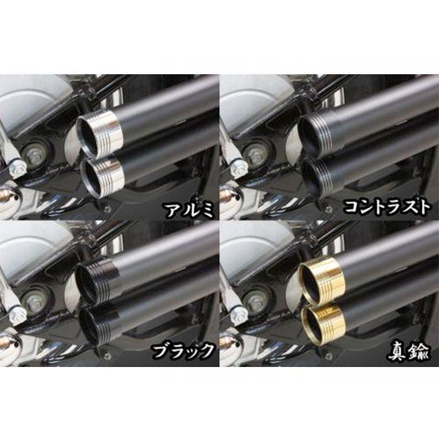 ガレージT\u0026F ドラッグスター400 ドラッグスター400クラシック ショットガンマフラー L-2 マフラー ブラック タイプ エンド付き（ブラック…の画像