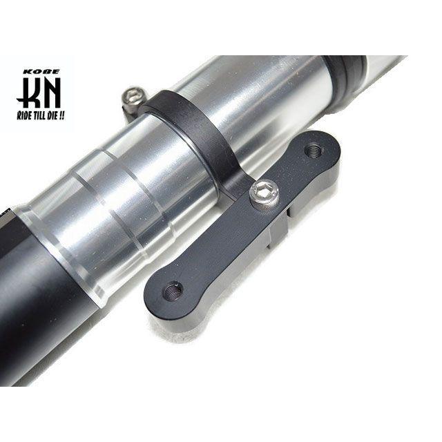 KN企画 シグナスX 4型 スーパーフロントフォーク 260mm/4potキャリパー カラー ブラック メーカー在庫あり kn926の画像