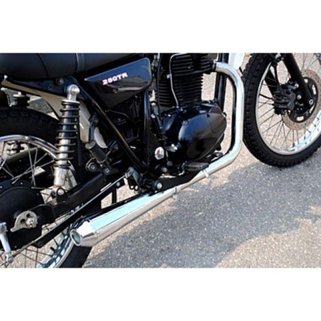 部品屋K&W 250TR メガホンマフラー K&W : モトメガネ2号店 - 通販