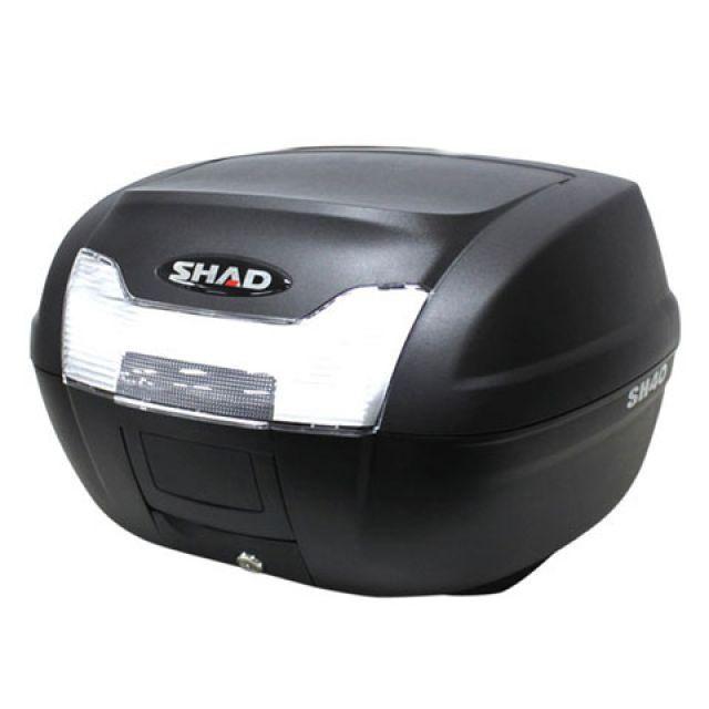 雑誌付き シャッド 汎用 SH40 無塗装ブラック 無料サンプルOK トップケース SHAD 超歓迎された