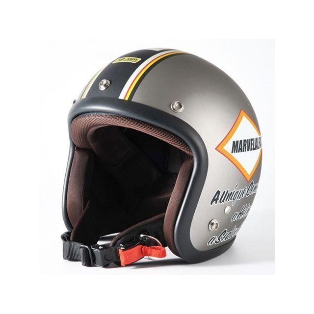 72JAM JET HELMET 72ジャムジェット JJ-21 MARVEL（シルバーグレー