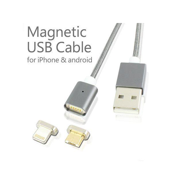 正規品／ライズコーポレーション マグネット式USBケーブル 1m 充電/データ通信用 iPhone（Lightning）/Android（Micro…｜motoride｜02
