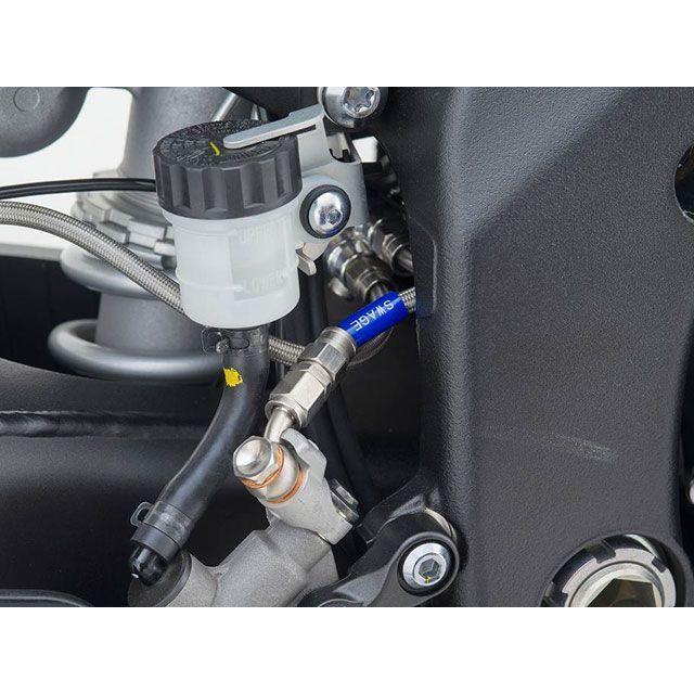 スウェッジラインプロ YZF-R6 リアホースキット（レッド＆ブルー） ホースカラー クリア メーカー在庫あり SWAGE-LINE PRO_2