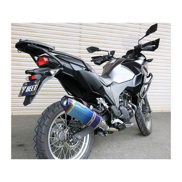 ビートジャパン VERSYS-X 250 NASSERT Evolution Type II スリップオンマフラー サイレンサー クリアチタン BE…の画像