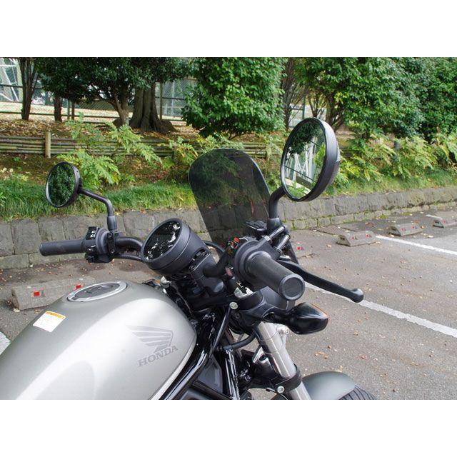 ワールドウォーク レブル250/ABS レブル500 レブル250/500用フォークマウントスクリーン ロング（スモーク） メーカー在庫あり WW_4