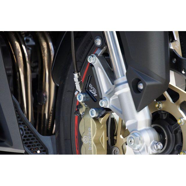 オーバーレーシング CBR250RR Fキャリパーサポート ブレンボ4P用（ブラック） OVER RACINGの画像