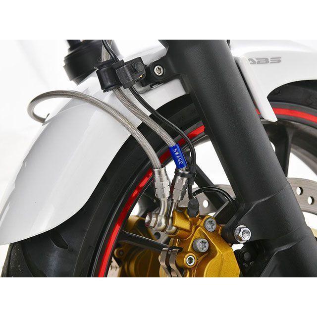 スウェッジラインプロ CB400SF ABS フロントブレーキホースキット バイピース（ステンレス） ホースカラー クリア メーカー在庫あり SWA…の画像