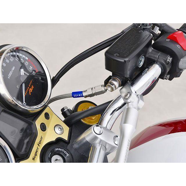 スウェッジラインプロ CB400SF ABS フロントブレーキホースキット バイピース（ステンレス） ホースカラー クリア メーカー在庫あり SWA…の画像