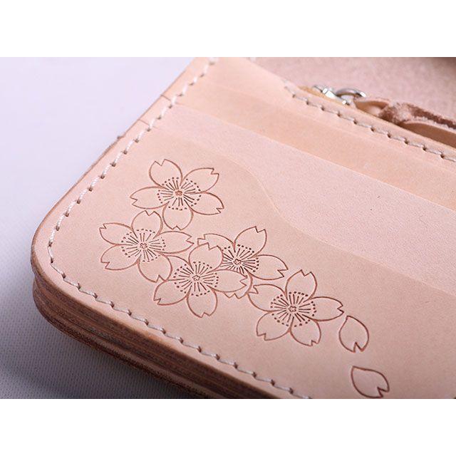 DEGNER（デグナー） 花山 W-77K レザーウォレット（都桜/タン