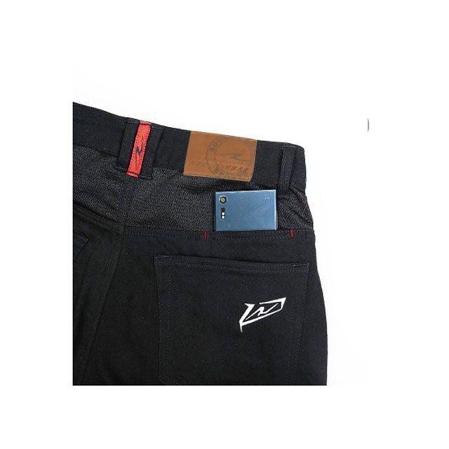 ラフ＆ロード RR7509LF ハーフメッシュストレッチブラックデニムパンツLF（ブラック） サイズ MW/30-36inch メーカー在庫あり R…_7