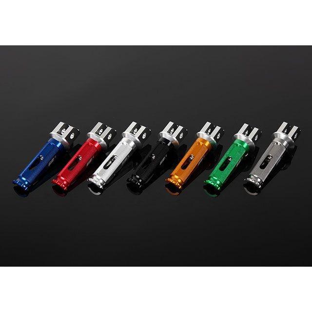 SPEEDRA アルミ削り出しタンデムステップ レーシングタイプ（取付部：シルバー/ステップバー：グリーン） メーカー在庫あり SPEEDRA バイク