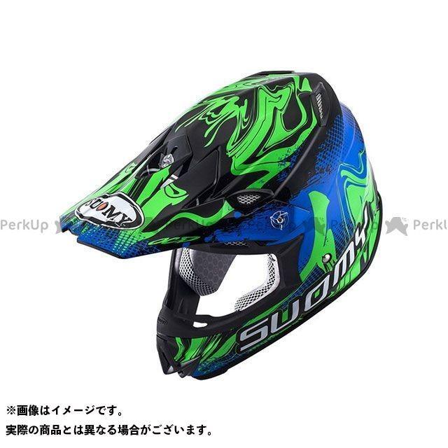 無料雑誌付き Smj0037 Mr Jump Smj0037 スオーミー サイズ M 57 58cm パークアップ店 Suomy ヘルメット Graffiti ブルー グリーン Mr Jump