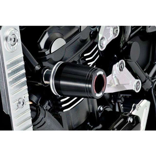 アグラス Z900RS レーシングスライダー 3点セット フレームφ50＋ジェネレターB ジュラコンカラー ブラック タイプ ロゴ有 AGRASの画像
