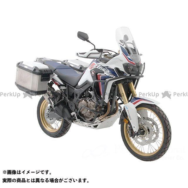 （正規品）ヘプコ＆ベッカー CRF1000Lアフリカツイン サイドケースホルダー＋サイドケース Xplorer（Cutout）セット（シルバー） H… 外装パーツ