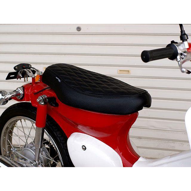 スーパーカブ用　KEPSPEED ブラック バイクシングルシート ダイヤカット 41m2yA1AN4L.jpg