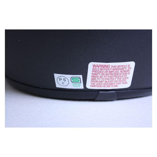 シンプソン（SIMPSON） MODEL30 ヘルメット カラー ストーンブラック