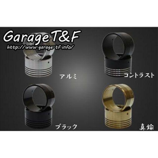 ガレージT\u0026F ターンアウトマフラー（ブラック） タイプ エンド無し T\u0026Fの画像