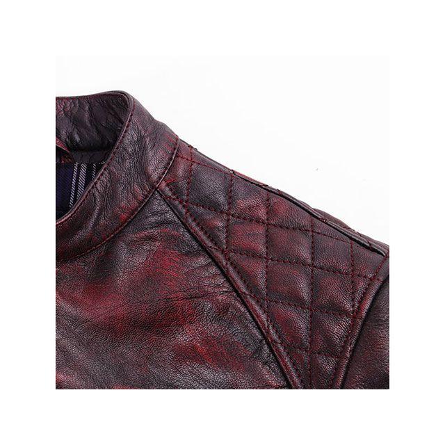 デグナー 18SJ-6 ゴートレザージャケット（ワイン） サイズ M DEGNER バイク