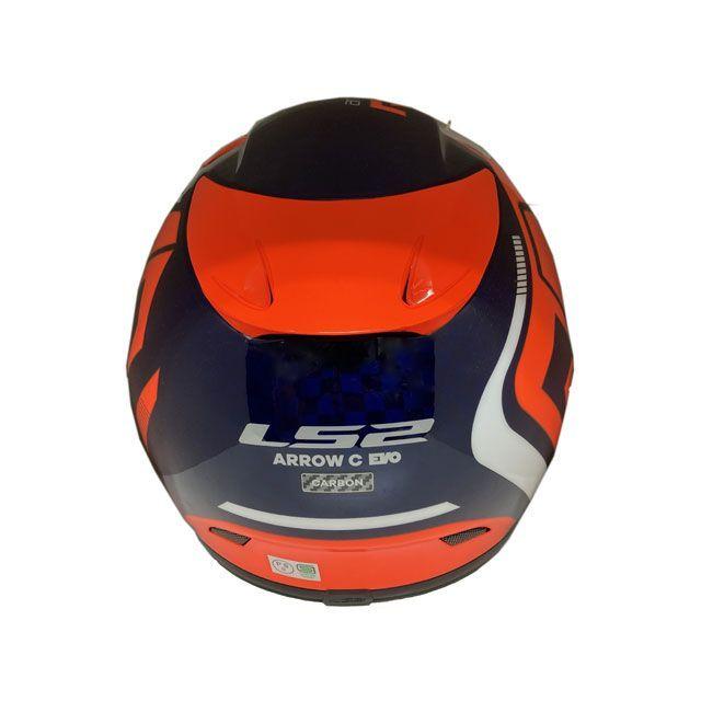 アウトレット アウトレット品 エルエスツーヘルメット ARROW C EVO（ブルーフルーオレンジ） サイズ S OUTLETS