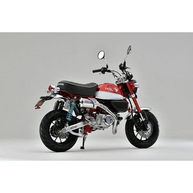 オーバーレーシング MONKEY125 ステンオーバル アップマフラー OVER RACINGの画像