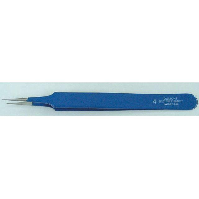 正規品／デュモント 0302-4-CO ピンセット NO.4 ブルー・イノックス DUMONT バイク 車 自動車 自転車