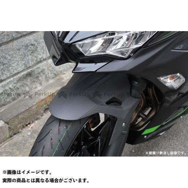 SPEEDRA NINJA250/400 フロントフェンダー ドライカーボン 仕様 平織り艶消し SPEEDRAの画像