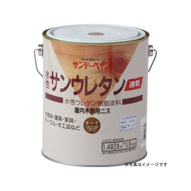 正規品／サンデーペイント 水性サンウレタン 透明 1400ml sundaypaint 日用品