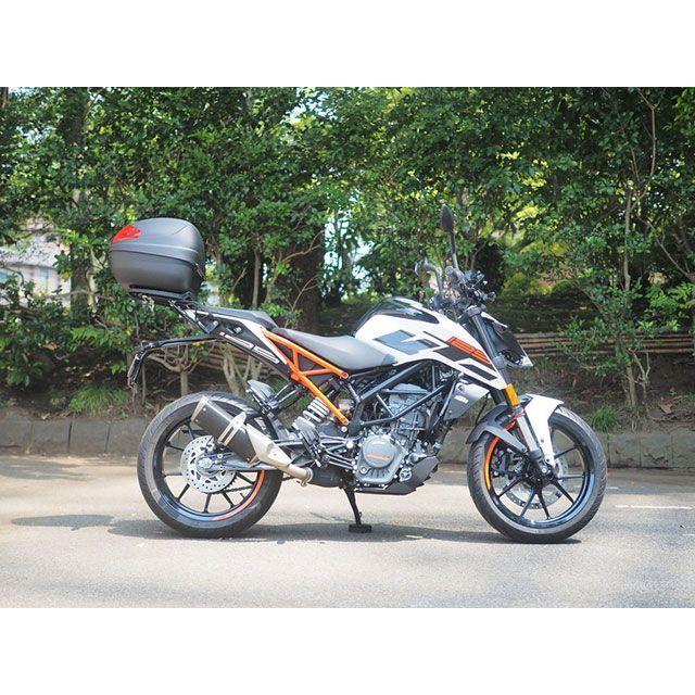 ワールドウォーク 125/250/390DUKE（2017〜）用リアキャリア リアボックスセット 容量 30リッター メーカー在庫あり WWの画像
