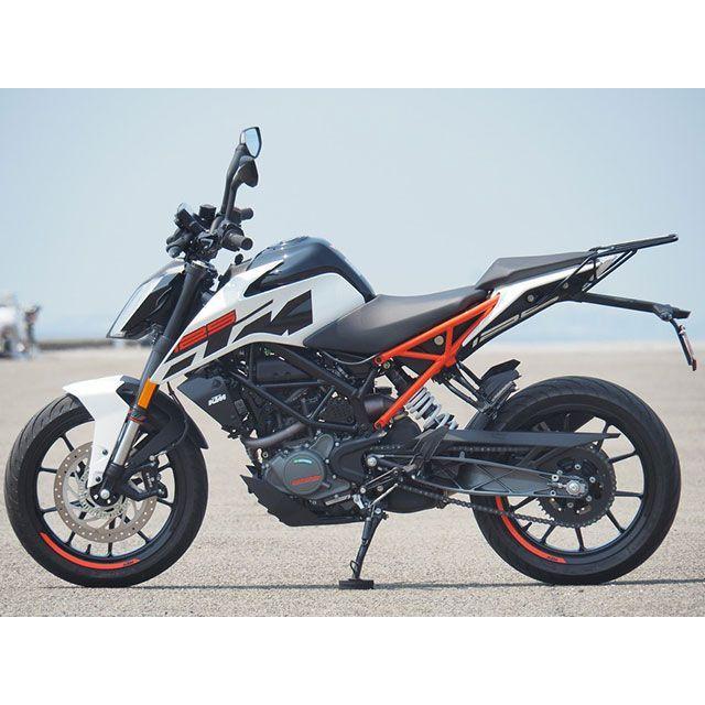 ワールドウォーク 125/250/390DUKE（2017〜）用リアキャリア リアボックスセット 容量 30リッター メーカー在庫あり WWの画像