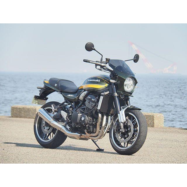 ワールドウォーク Z900RS Z900RS用ビキニカウル メタリックディアブロブラック タイプRスクリーン仕様 クリア WW_1