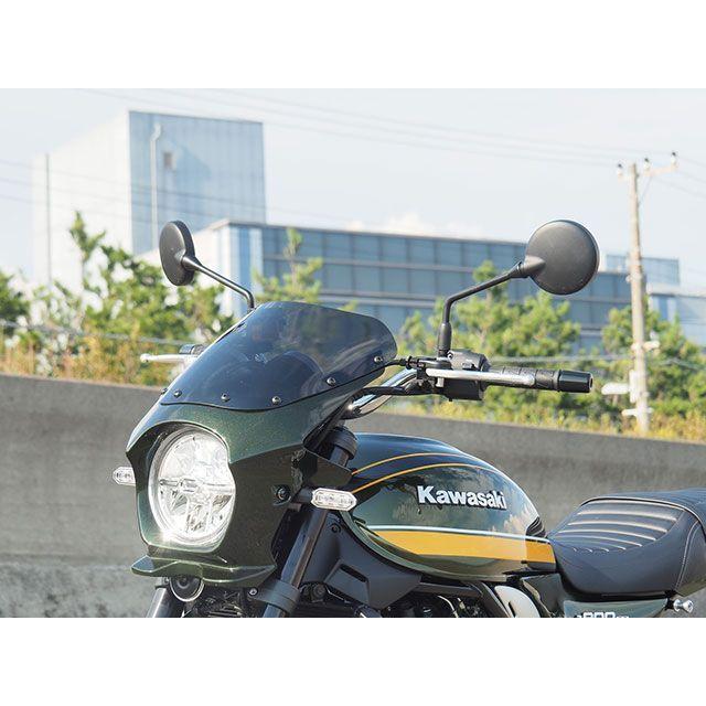 ワールドウォーク Z900RS Z900RS用ビキニカウル メタリックディアブロブラック タイプRスクリーン仕様 クリア WW_4