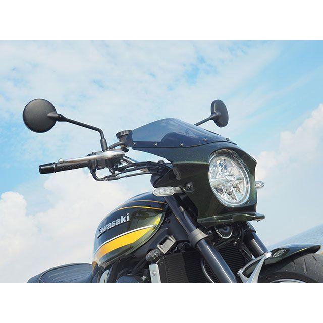 ワールドウォーク Z900RS Z900RS用ビキニカウル メタリックディアブロブラック タイプRスクリーン仕様 クリア WW_7