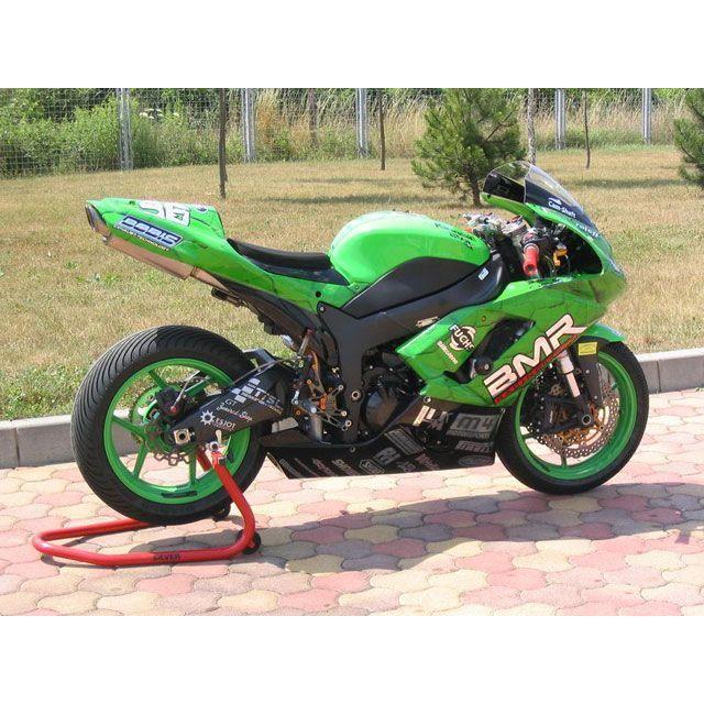 ボディス NINJA ZX-6R フルエキゾーストシステム ステンレス/フルチタン Oval Q4 for NINJA ZX-6R（07-08）｜K…の画像