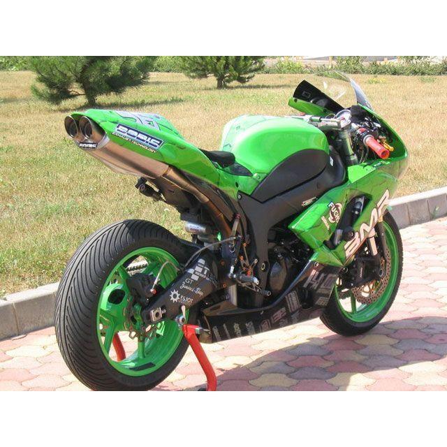 ボディス NINJA ZX-6R フルエキゾーストシステム ステンレス/フルチタン Oval Q4 for NINJA ZX-6R（07-08）｜K…の画像