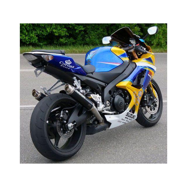 ボディス GSX-R1000 スリップオンマフラー 4-2 ステンレス ブラック 
